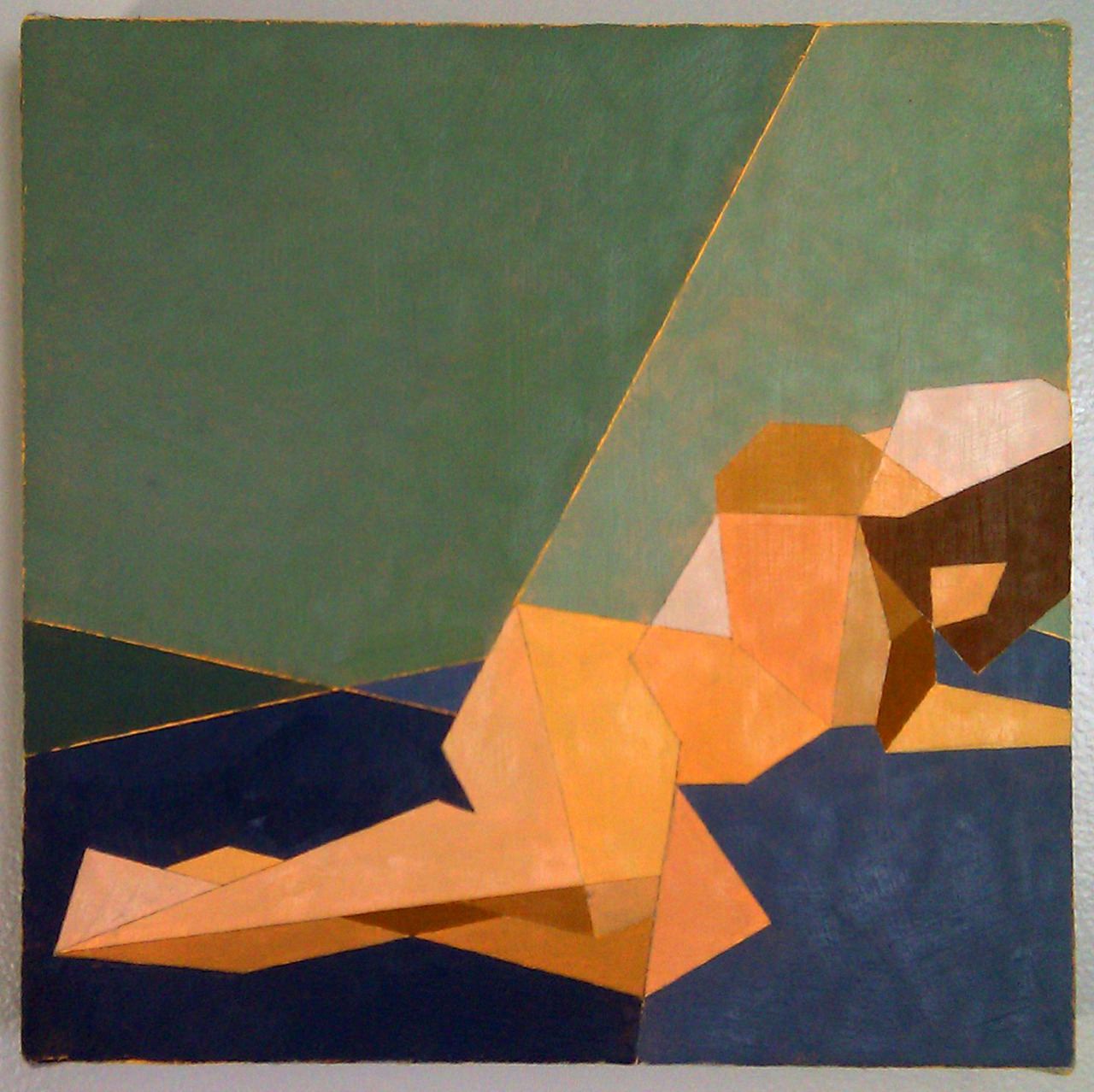 Reclining Nude IV, Oil on canvas 12”x12”