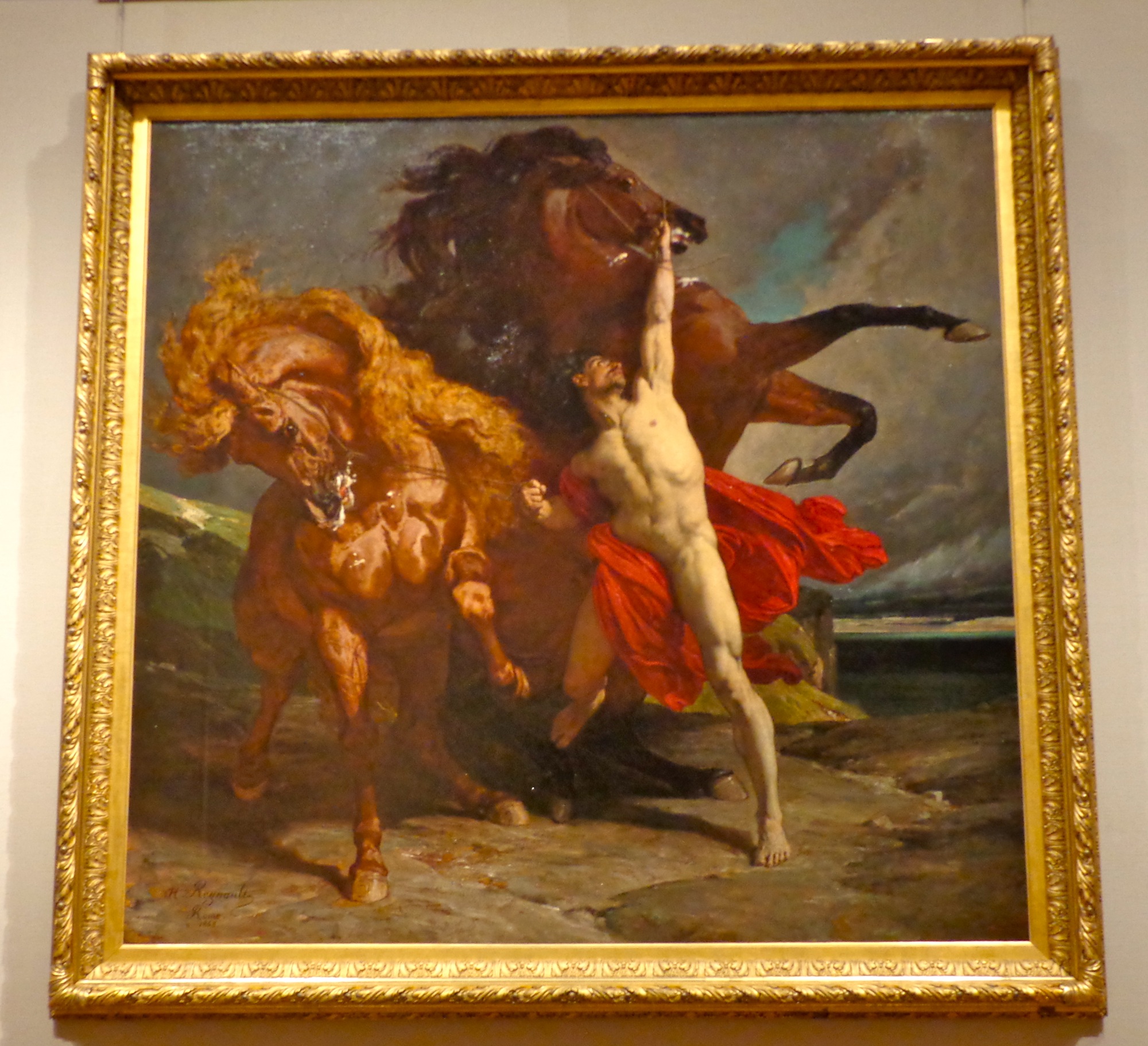 Alexandre-Georges-Henri Regnault, "Automedon with the Horses of Achilles," 1868