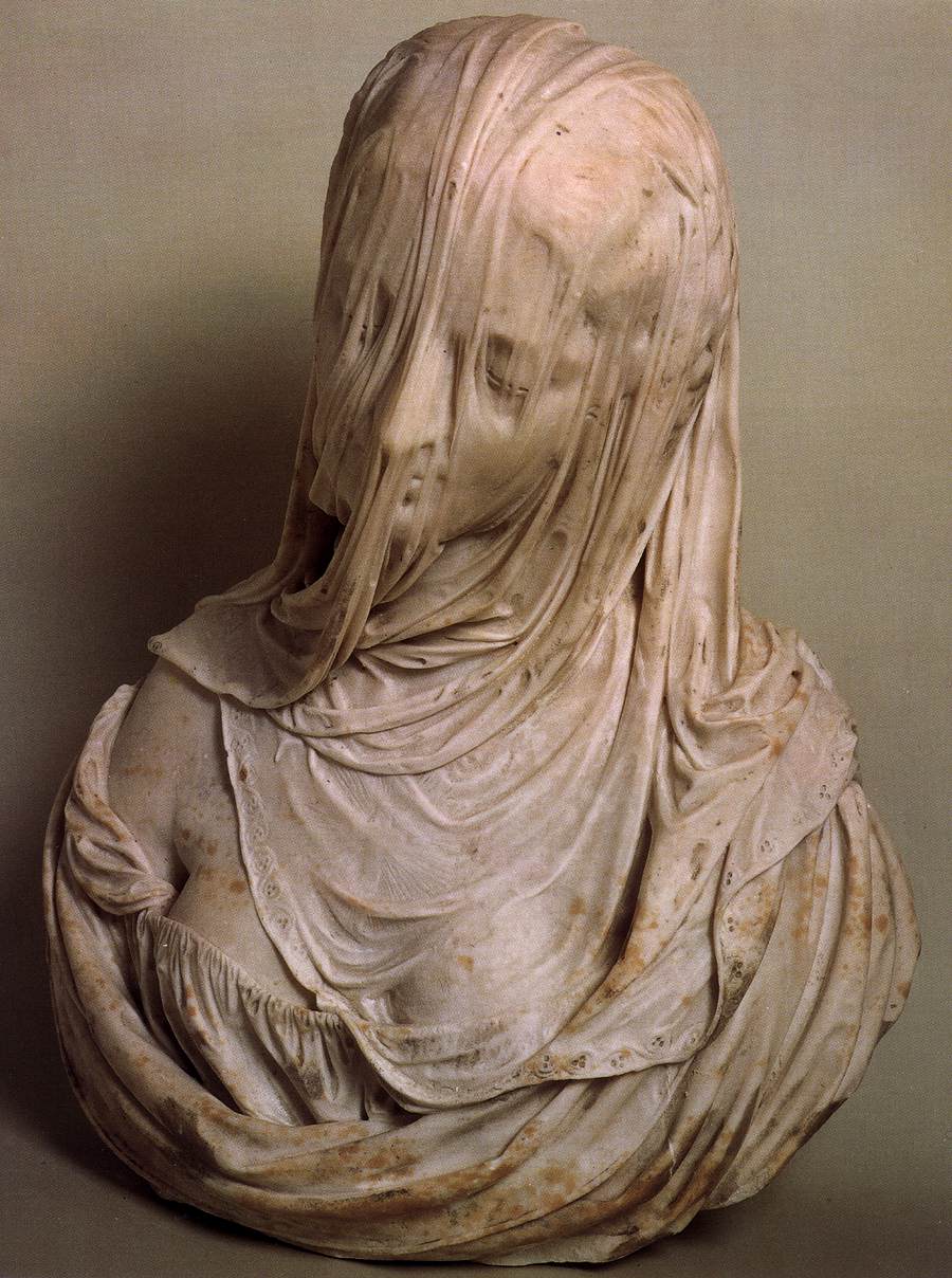 Bust of a Veiled Woman (Puritas), 1717-25 Marble Museo del Settecento Veneziano, Ca’ Rezzonico, Venice